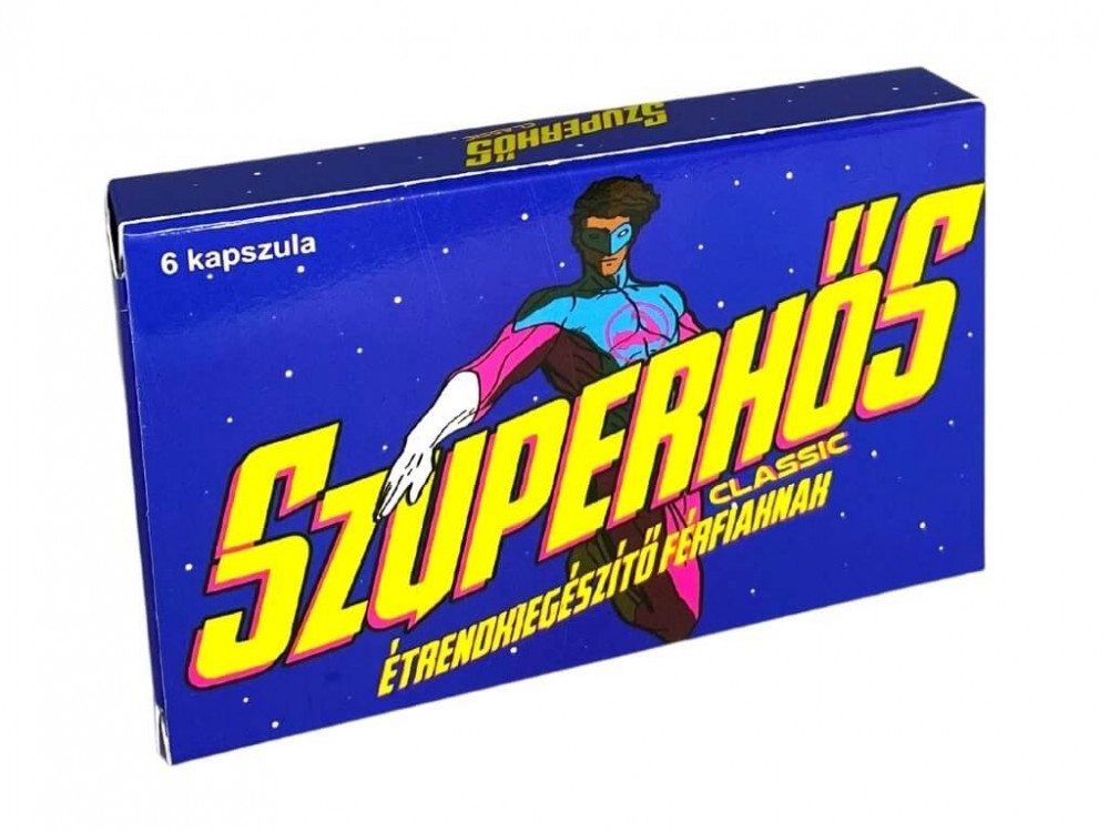 Superhrdina - silný doplněk stravy v kapslích pro muže (6ks)