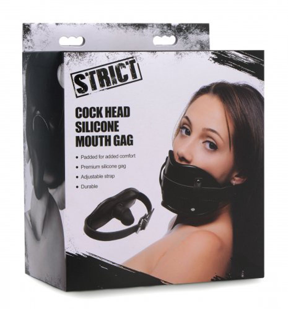 Strict Cock Head Silicone Mouth Gag