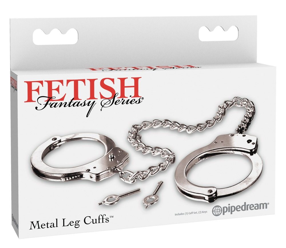 Fetish Fantasy Kovová pouta na nohy Metal Leg Cuffs