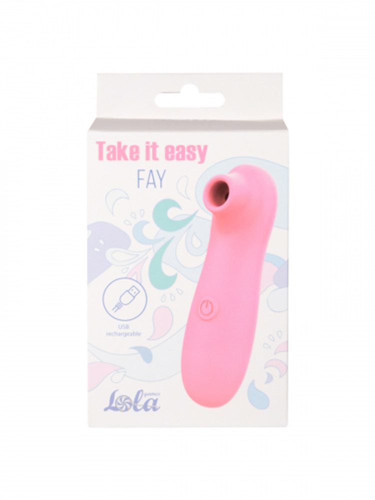 Lola Games Dobíjecí vakuový vlnový stimulátor Take It Easy Fay Pink