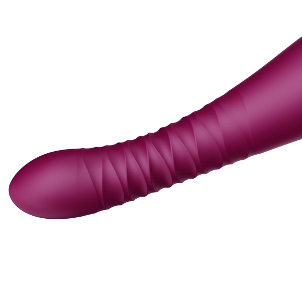 Zalo King Vibrating Thruster Velvet Purple