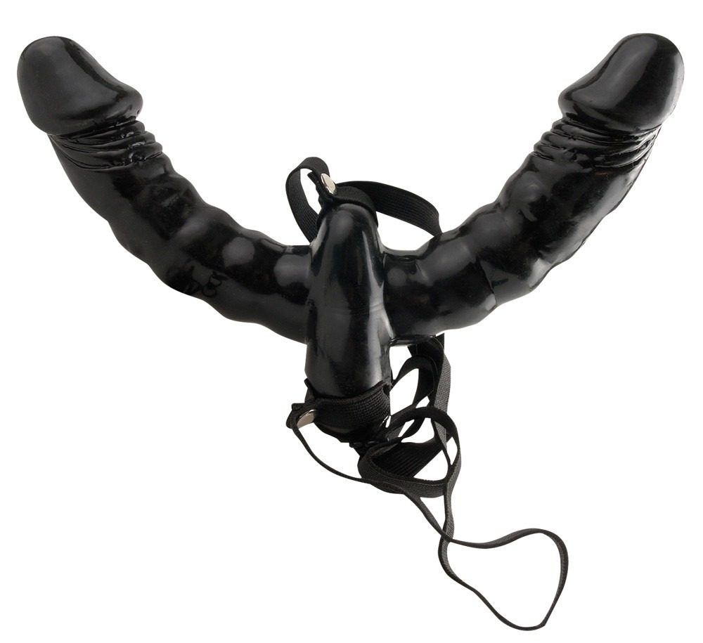 Fetish Fantasy Vibrating Double Delight Strap-On