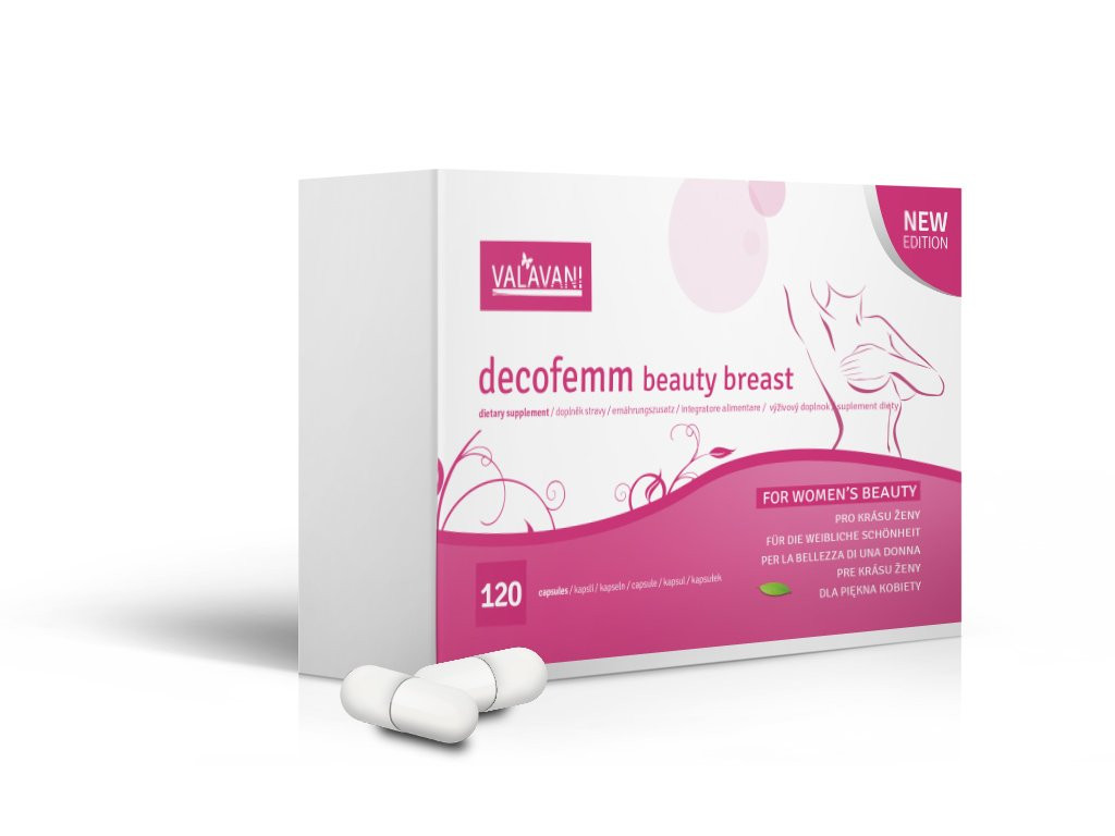 Kapsle pro ženy DecoFemm Beauty Breast 120 kapslí - Valavani