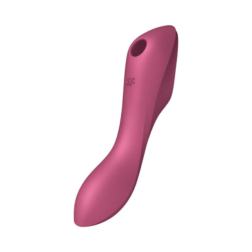 Satisfyer Curvy Trinity 3 - nabíjecí vaginální a klitorisový vibrátor (červený)