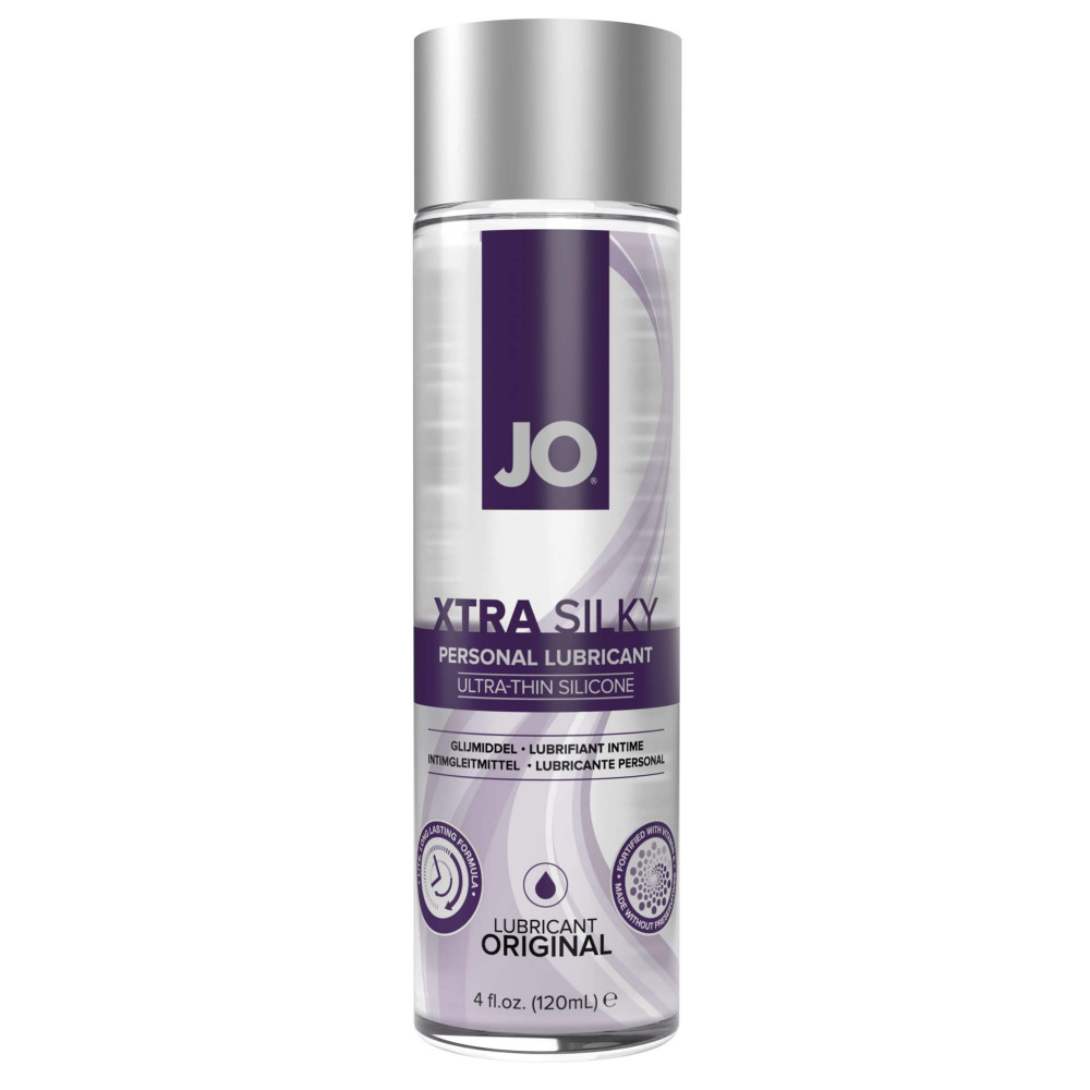 System JO Xtra Silky - silikonový lubrikant s vitamínem E (120 ml)