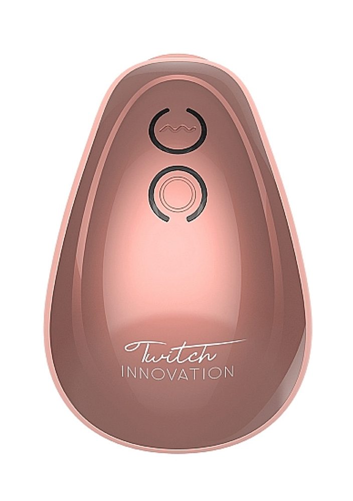 Shots Innovation Twitch Hands-Free Suction & Vibration Toy RoseGold