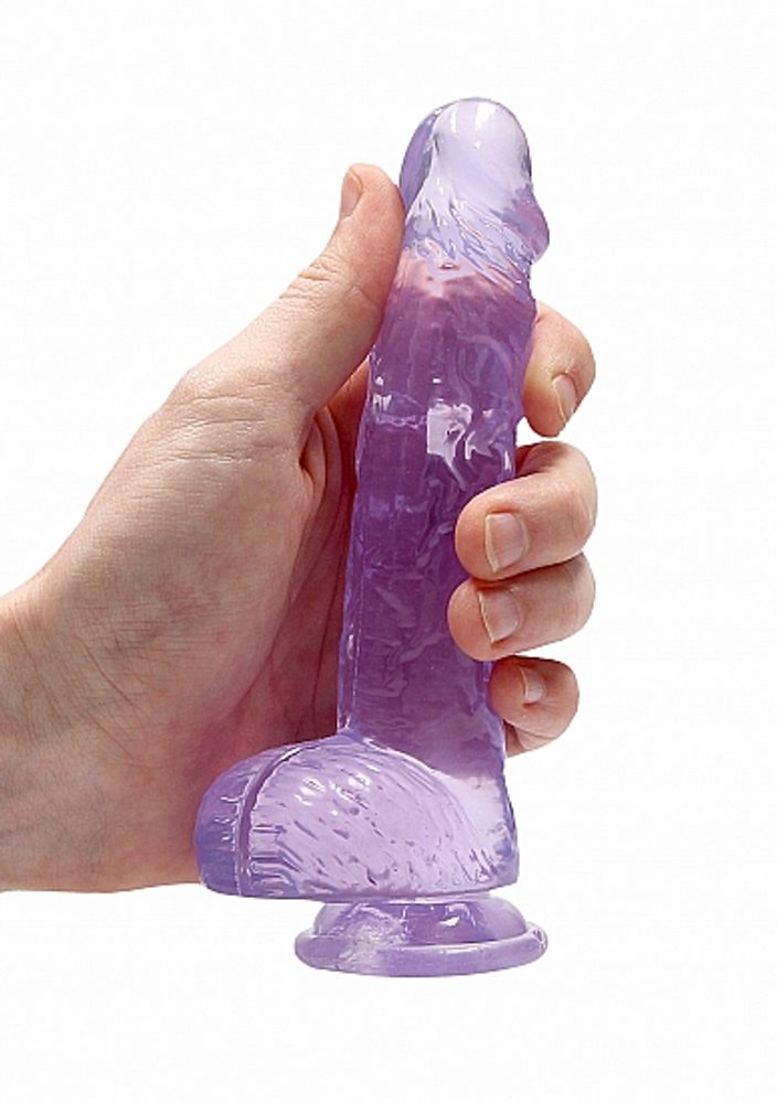 RealRock Crystal Clear 15cm Purple