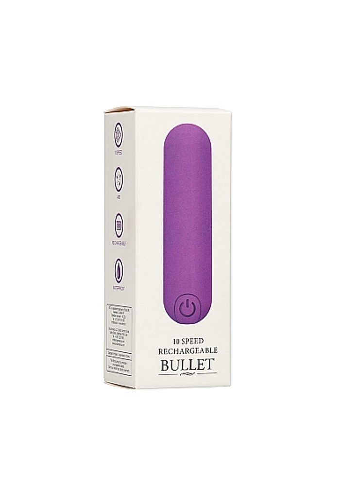 Shots Be Good Tonight 10 Speed Rechargeable Bullet Purple