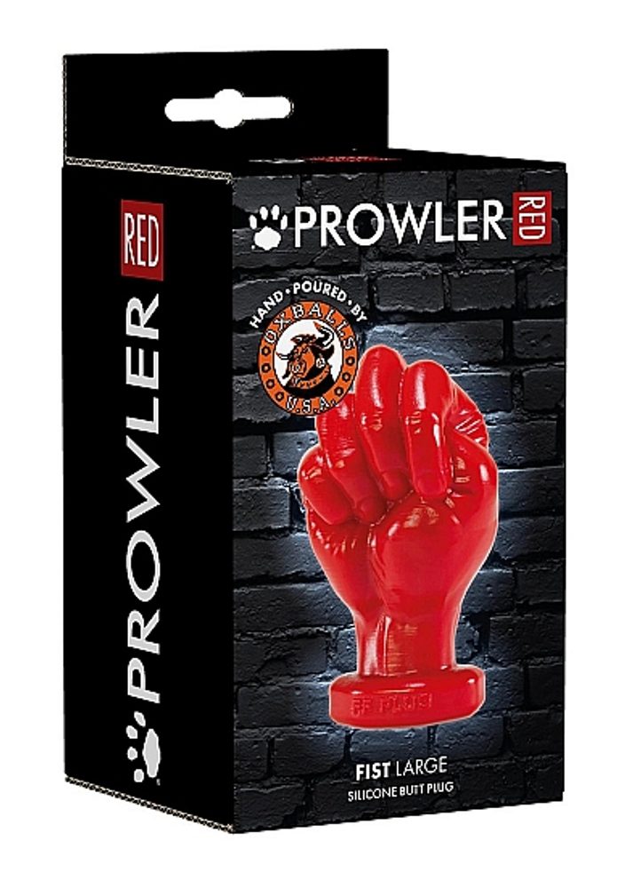 Prowler RED By Oxballs Fist Large Butt Plug Red