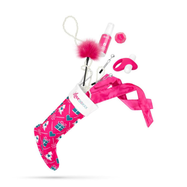 LoveBoxxx Christmas Stocking Set Pink