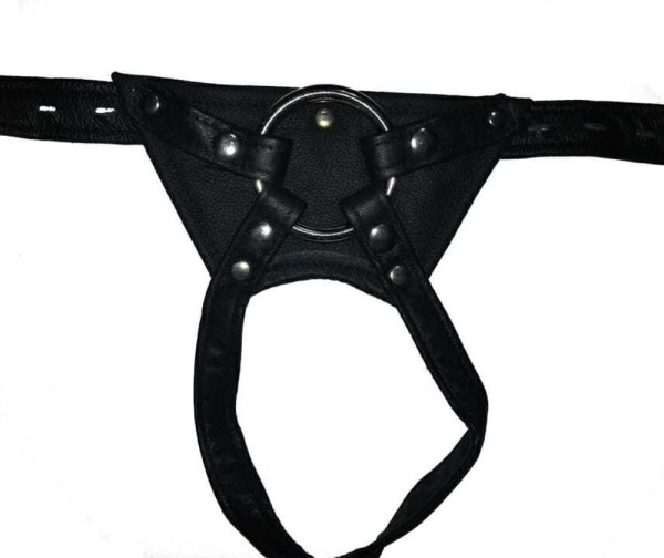 Harness with Double Penetration Strap-On