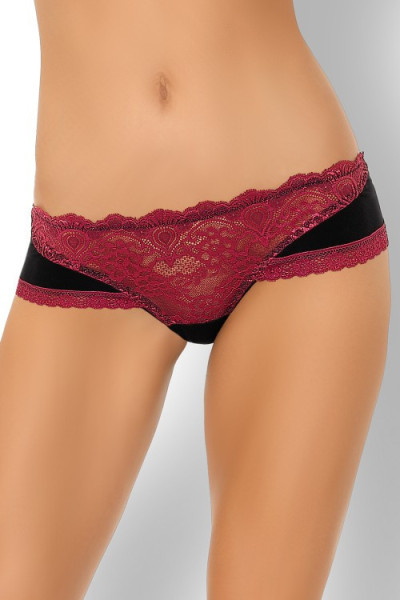 LivCo Corsetti Módní kalhotky model 17501055 Claret - LivCo CORSETTI FASHION Velikost: S/M