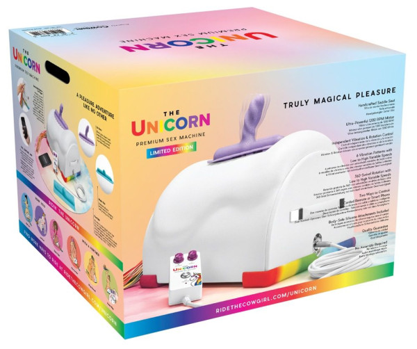 The Cowgirl Premium Sex Machine Unicorn White