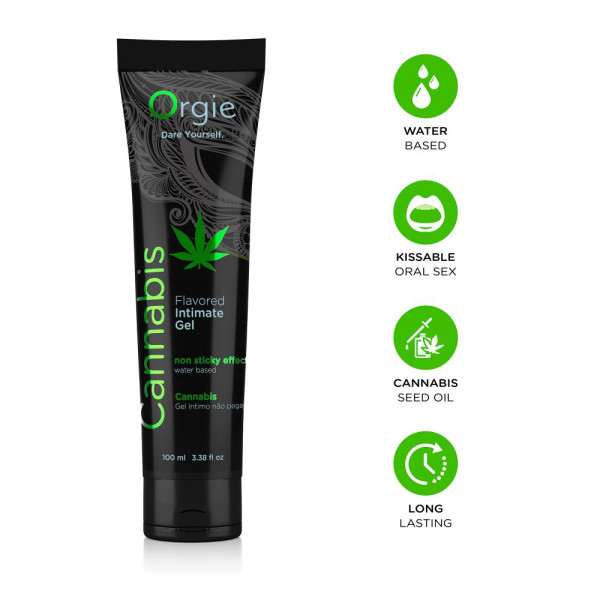 Orgie Lube Tube Cannabis 100 ml