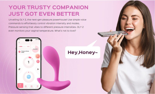 Honey Play Box OLY 2 Pressure Sensing APP-enabled Wearable Clit & G Spot Vibrator