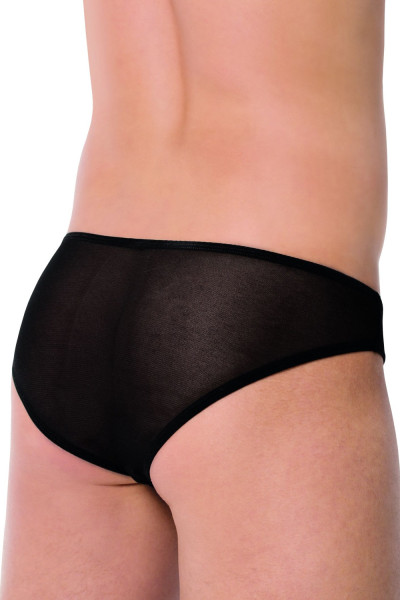 Pánská tanga 4466 black - SOFTLINE COLLECTION černá M/L