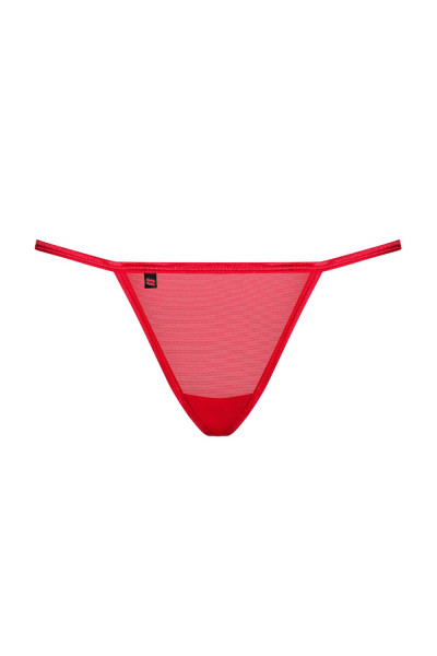 Erotická tanga model 16133685 thong  červená L/XL - Obsessive