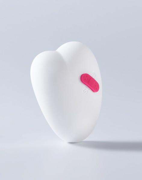 Sauce Sweeeheart Clitoral Vibrator White & Pink