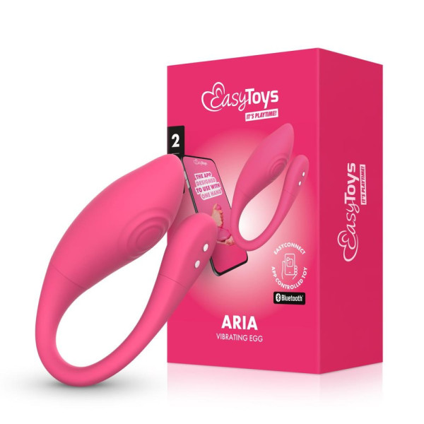 EasyConnect Vibrating Egg Aria App-Controlled Pink