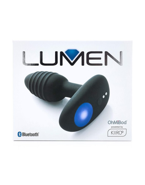 Kiiroo OhMiBod Lumen Butt Plug Black