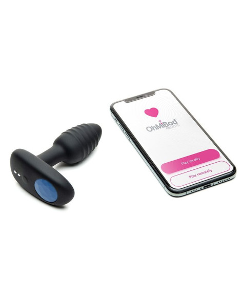 Kiiroo OhMiBod Lumen Butt Plug Black