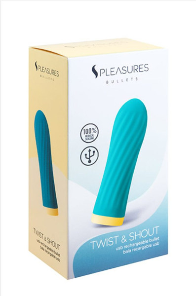 S Pleasures Twist&Shout Turquoise