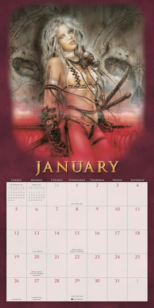 FANTASY ART OF ROYO - OFFICIAL 2025 CALENDAR