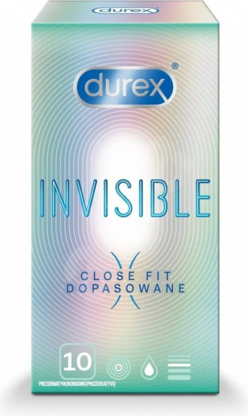 Durex Invisible Close Fit 10ks